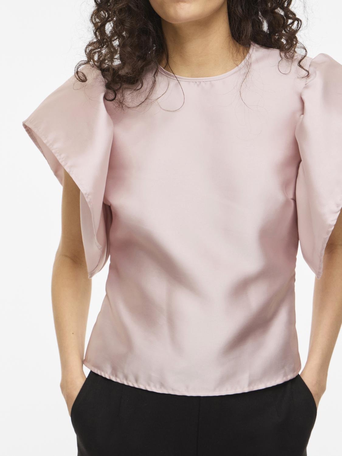 VISHINA T-Shirt - Chalk Pink - VERO MODA & VILA Bergvik